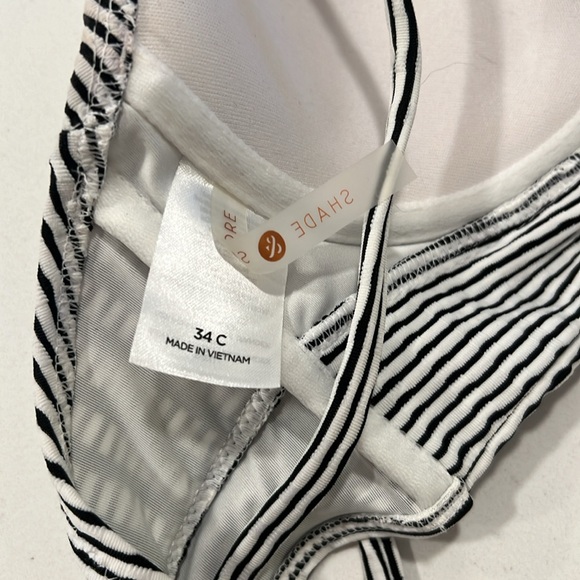 Black/White Bralette Bikini Top - Picture 3 of 3